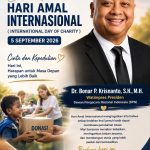 Dr. Bonar P. Krisnanto Ajak Masyarakat Jadikan Amal sebagai Gaya Hidup